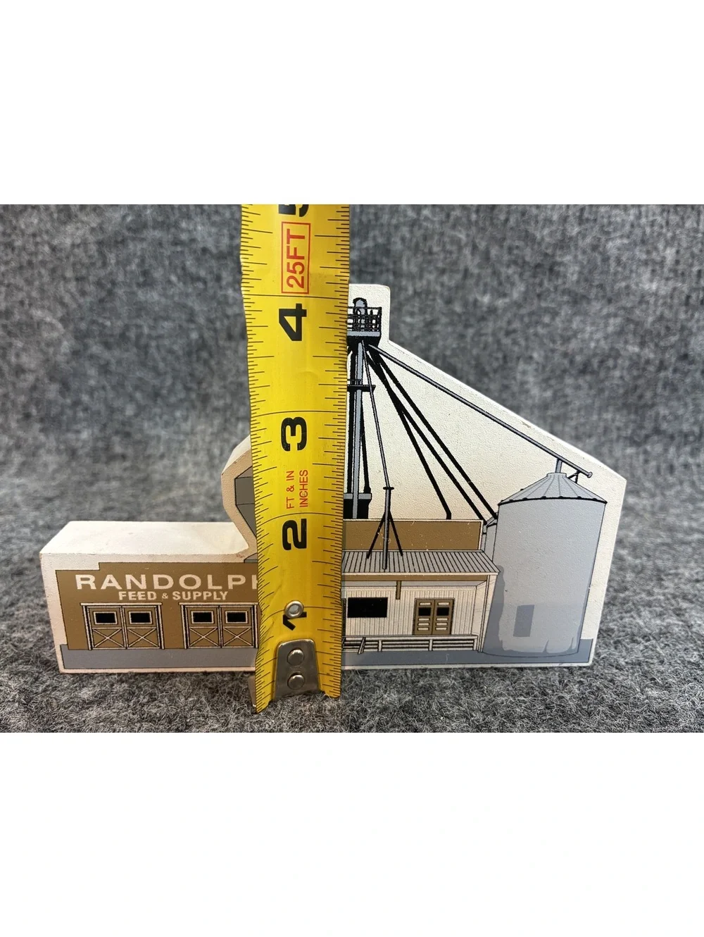 Forget-Me-Knot Randolph Feed Supply Miniature Building Collectible 2003 Numbered